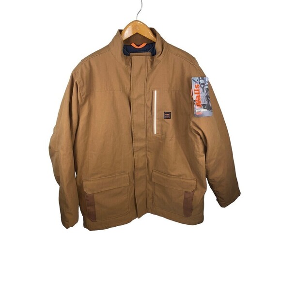 Walls Men's Super Duck Insulated Coat Brown XLT NEW - Picture 1 of 8